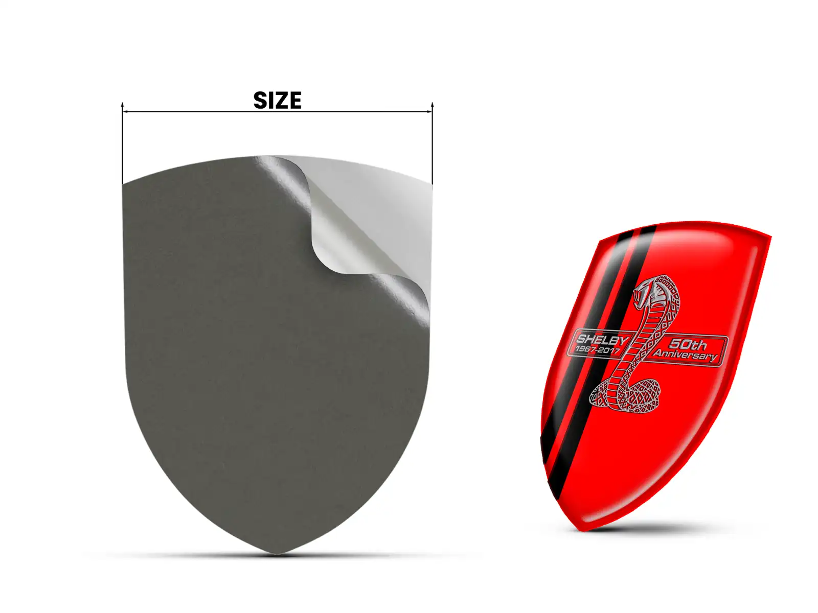 Ford Shelby Selbstklebendes Etikett Universal Hochwertig Robust